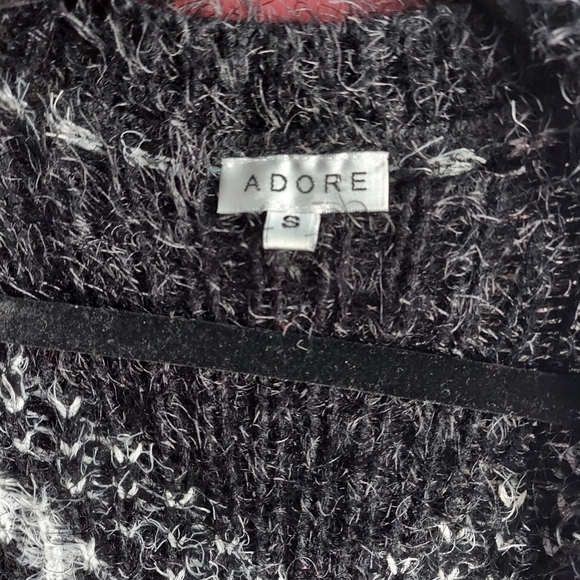 Adore Open Front Fuzzy Soft Cardigan Sz M - Picture 4 of 4